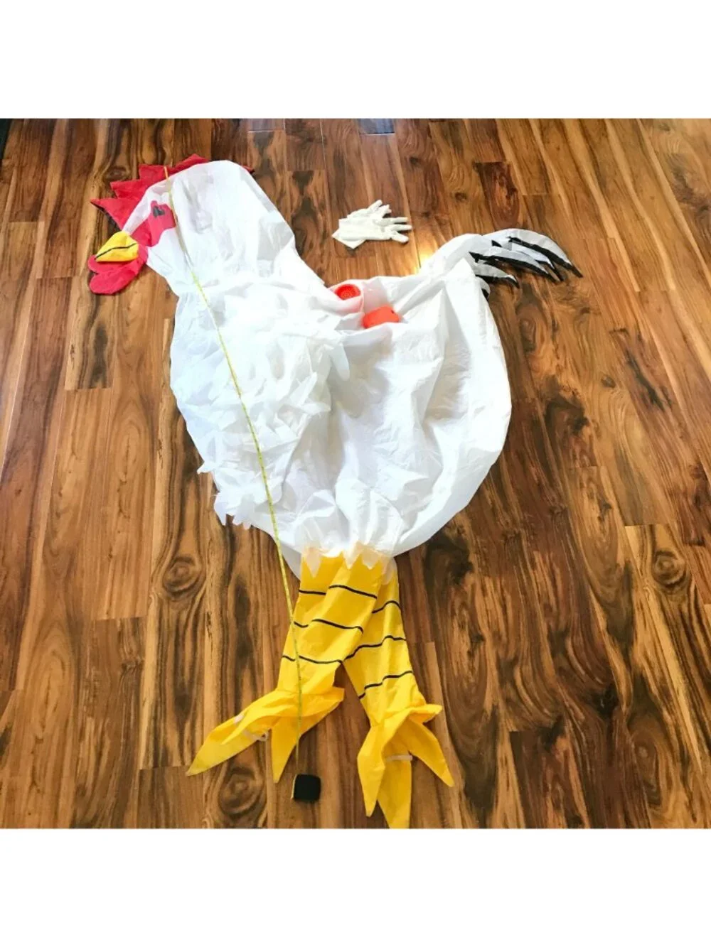 Kids chicken funny inflatable costume 6-10 years S